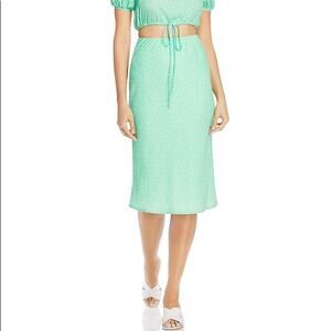 Charlie Holiday Stellar Midi Skirt Green Size 4